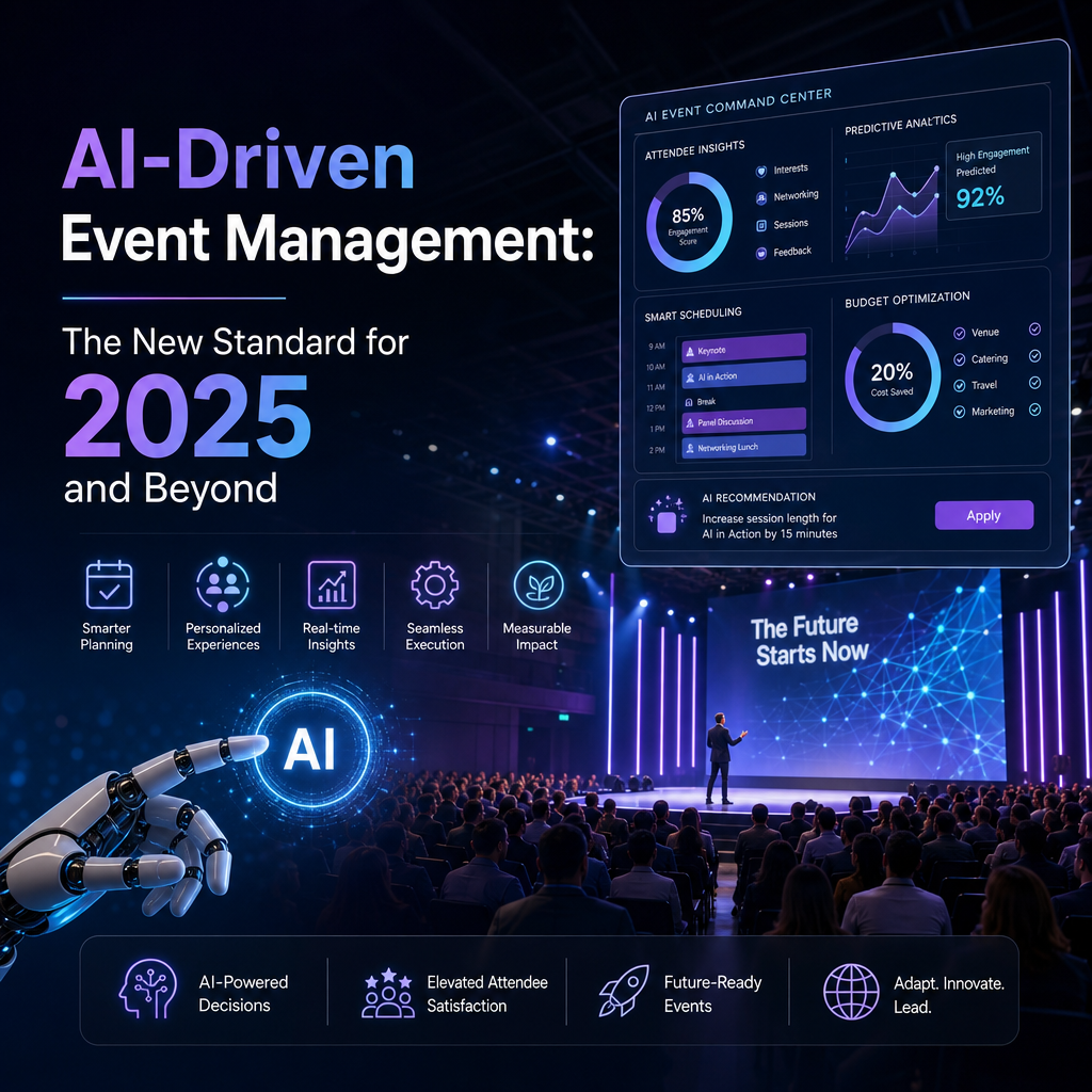 Illustration of AI-Driven Event Management: The New Standard for 2025 and Beyond
