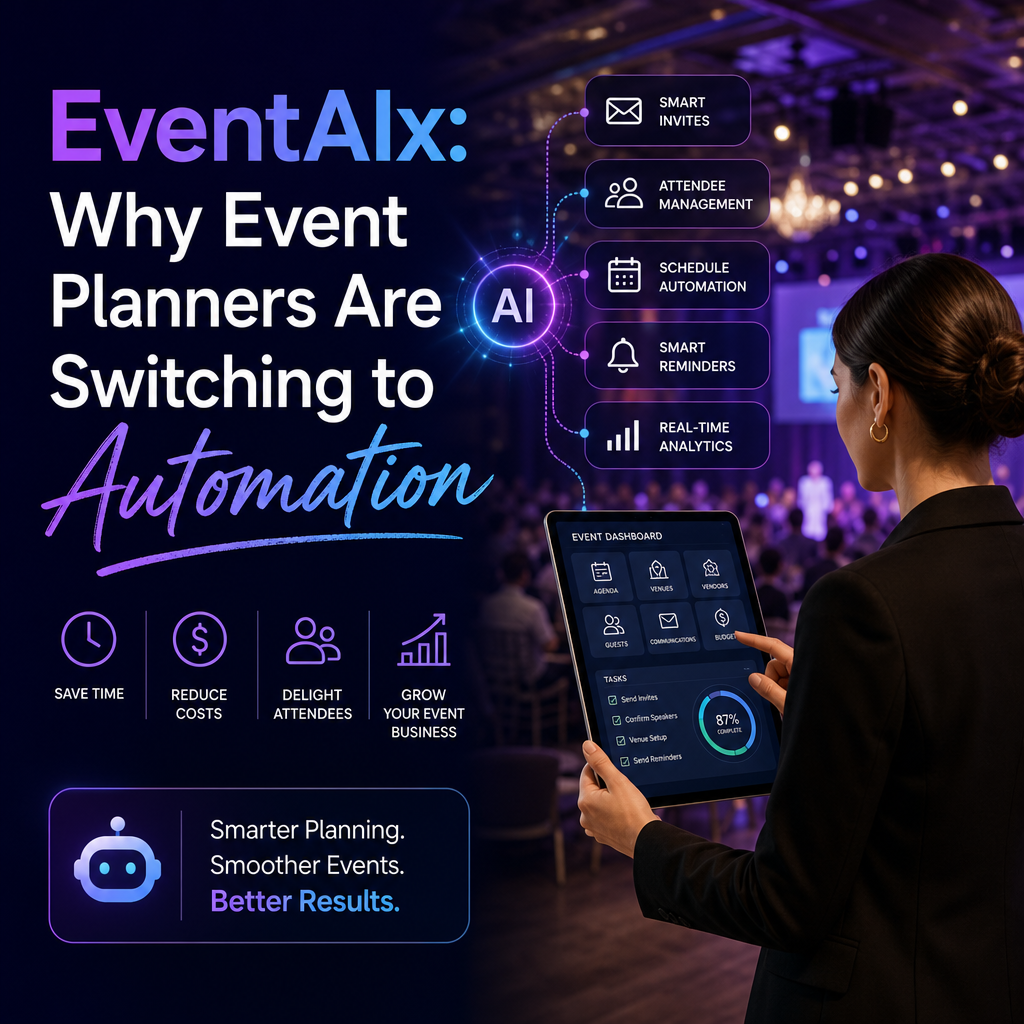 event planning automation illustration for EventAIx: Why Event Planners Are Switching to Automation