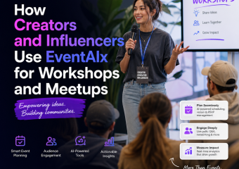 creator workshops illustration for How Creators and Influencers Use EventAIx for Workshops and Meetups